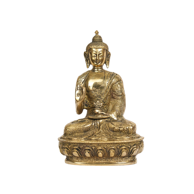 Handcrafted Brass Buddha Idol And  Meditating Buddha Statue