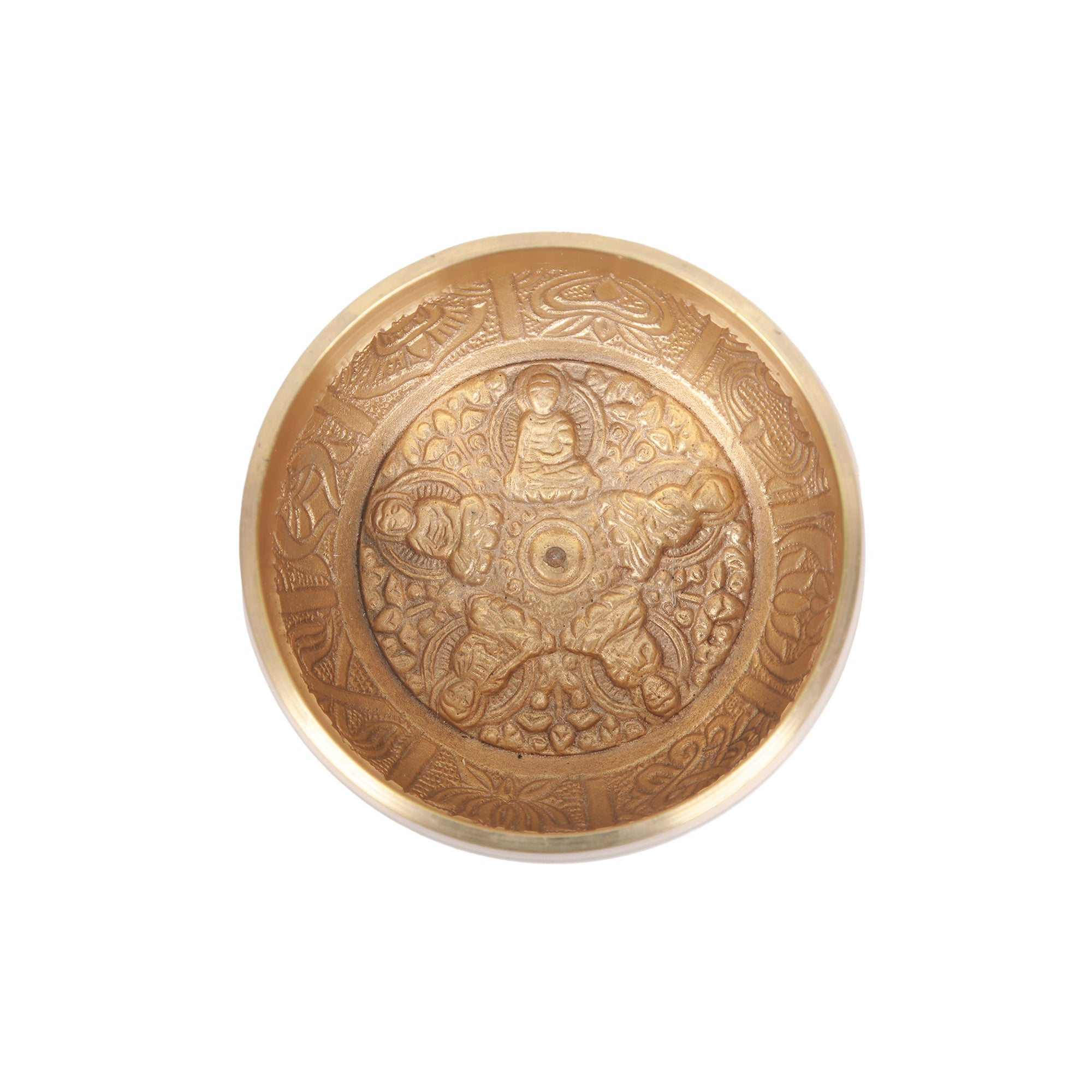 Brass Singing Bowl with Stick