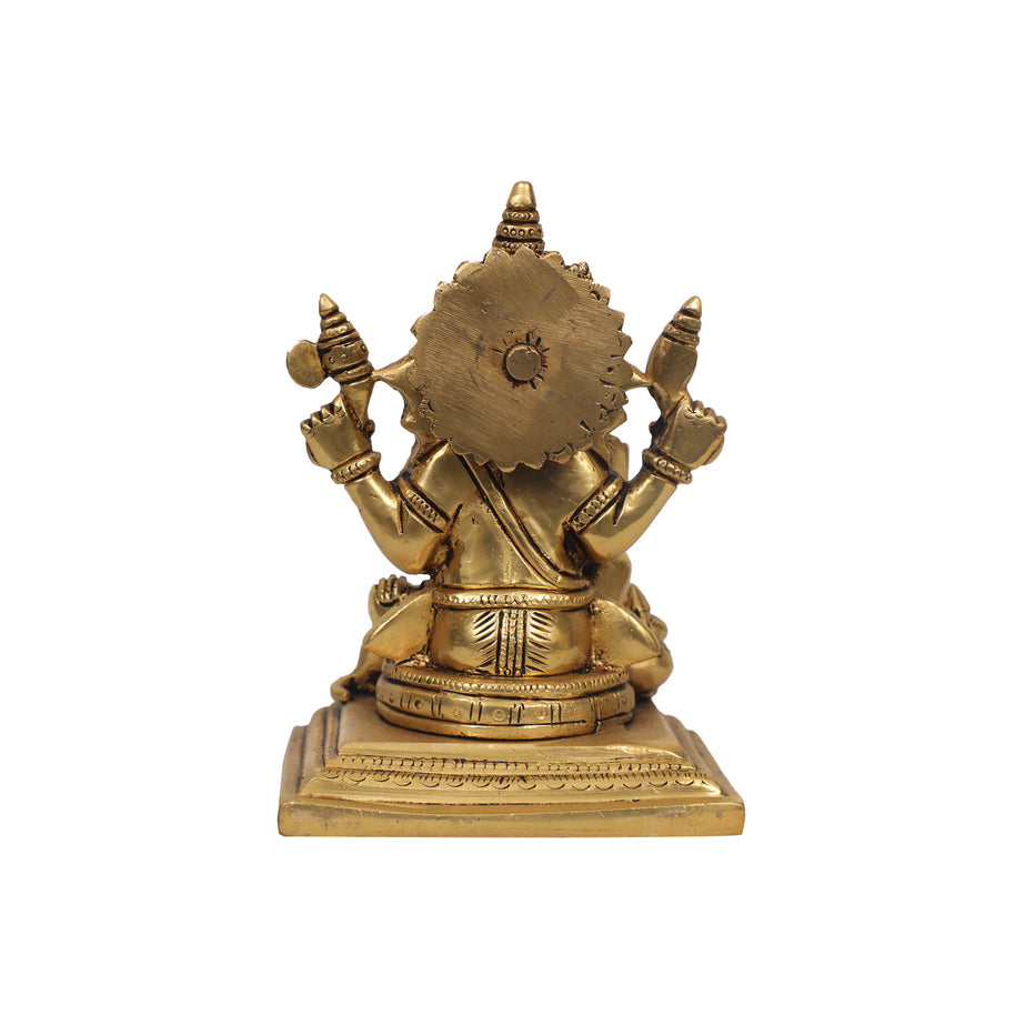 Brass Ganesha Statue for Home Decor