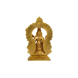 brass Saraswati Devi statue