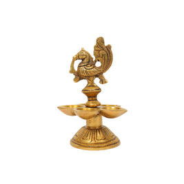 BRASS BIRD WITH DEEP