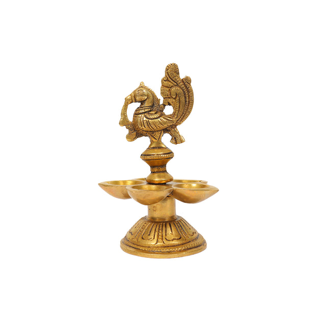 BRASS BIRD WITH DEEP