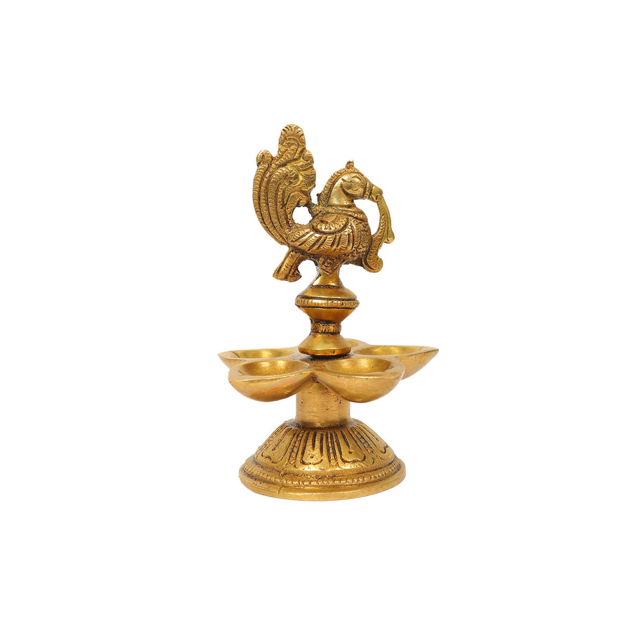 BRASS BIRD WITH DEEP