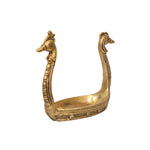 Traditional Brass Urli with Peacock Head Handles