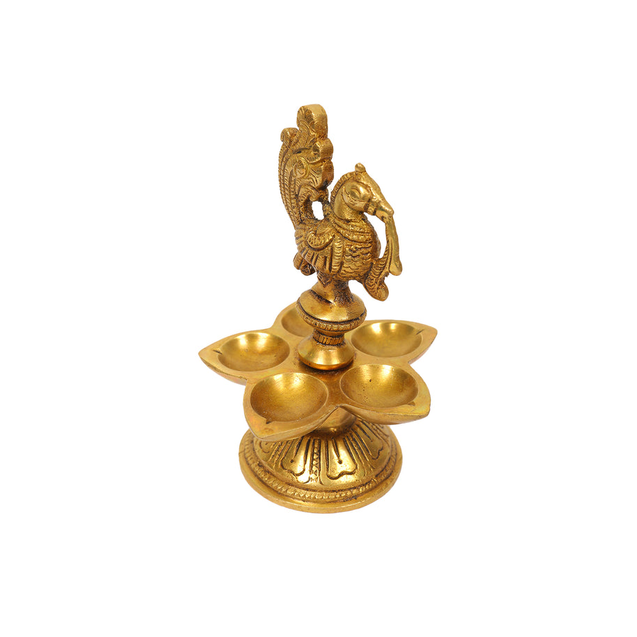 BRASS BIRD WITH DEEP