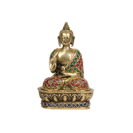 Handcrafted Gemstone Buddha Statue