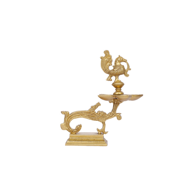 Brass Bird Lamp