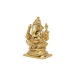 Beautiful Brass Lord Ganesha Idol for Puja, Prosperity and Home Décor