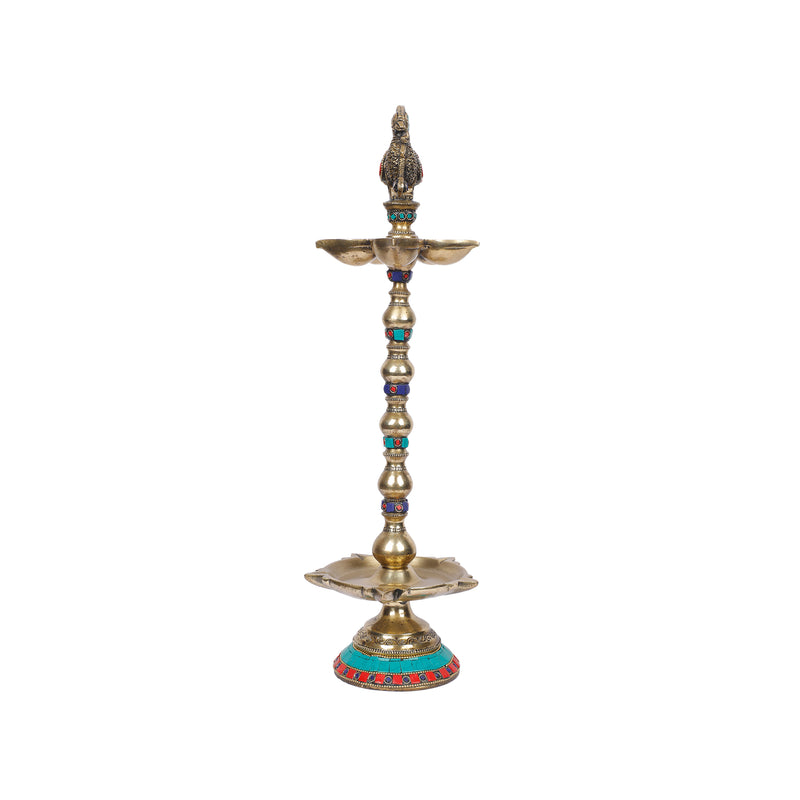 Brass Bird lamp