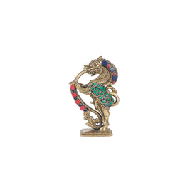 Brass Yali Standing