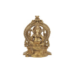 Bronze  Ganesha Peeta Prabhavali