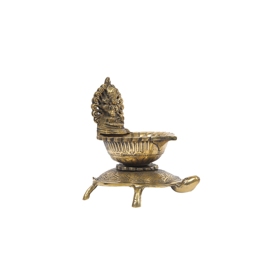 Brass Lakshmi Diya