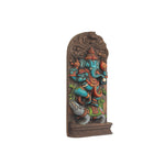 Wooden Ganesh Panel  with Rat