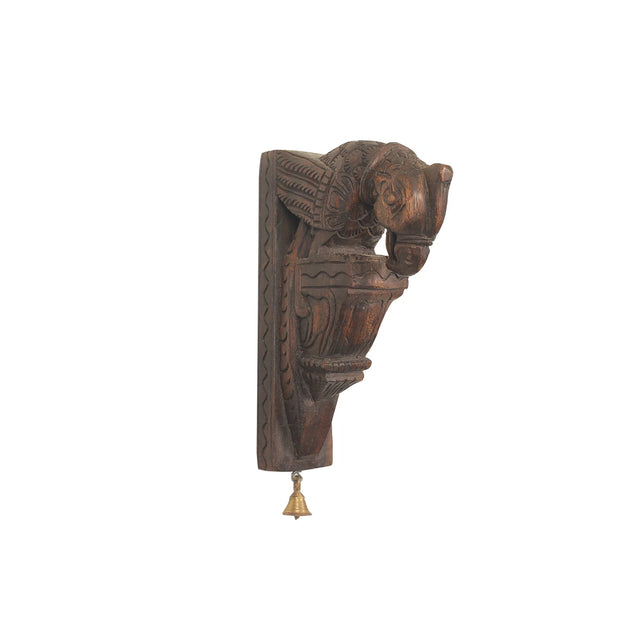 Wooden Parrot Wall Hanging | Handcrafted Decorative Wall Décor – 8" Height