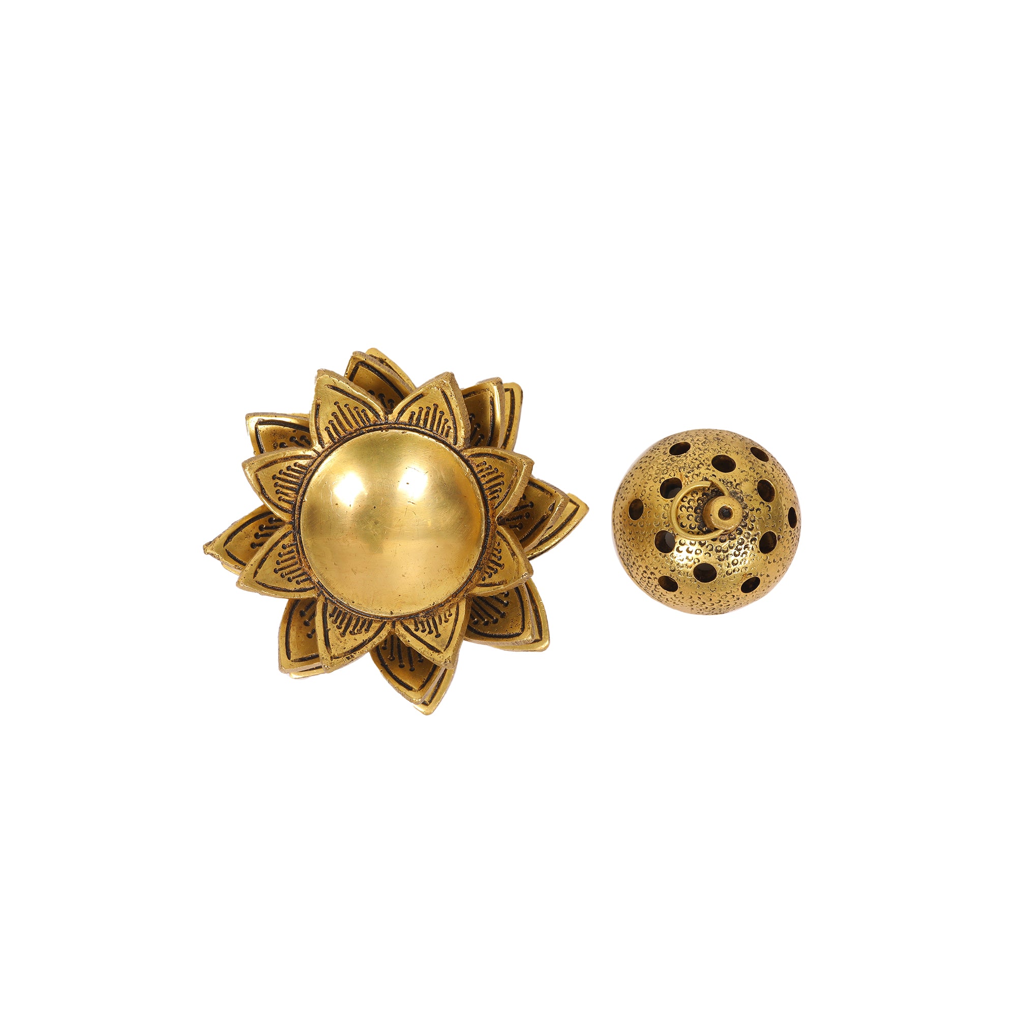 BRASS KAMAL DHOOP DANI