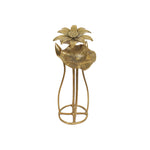 BRASS 12 IN FLOWER AND BUDS