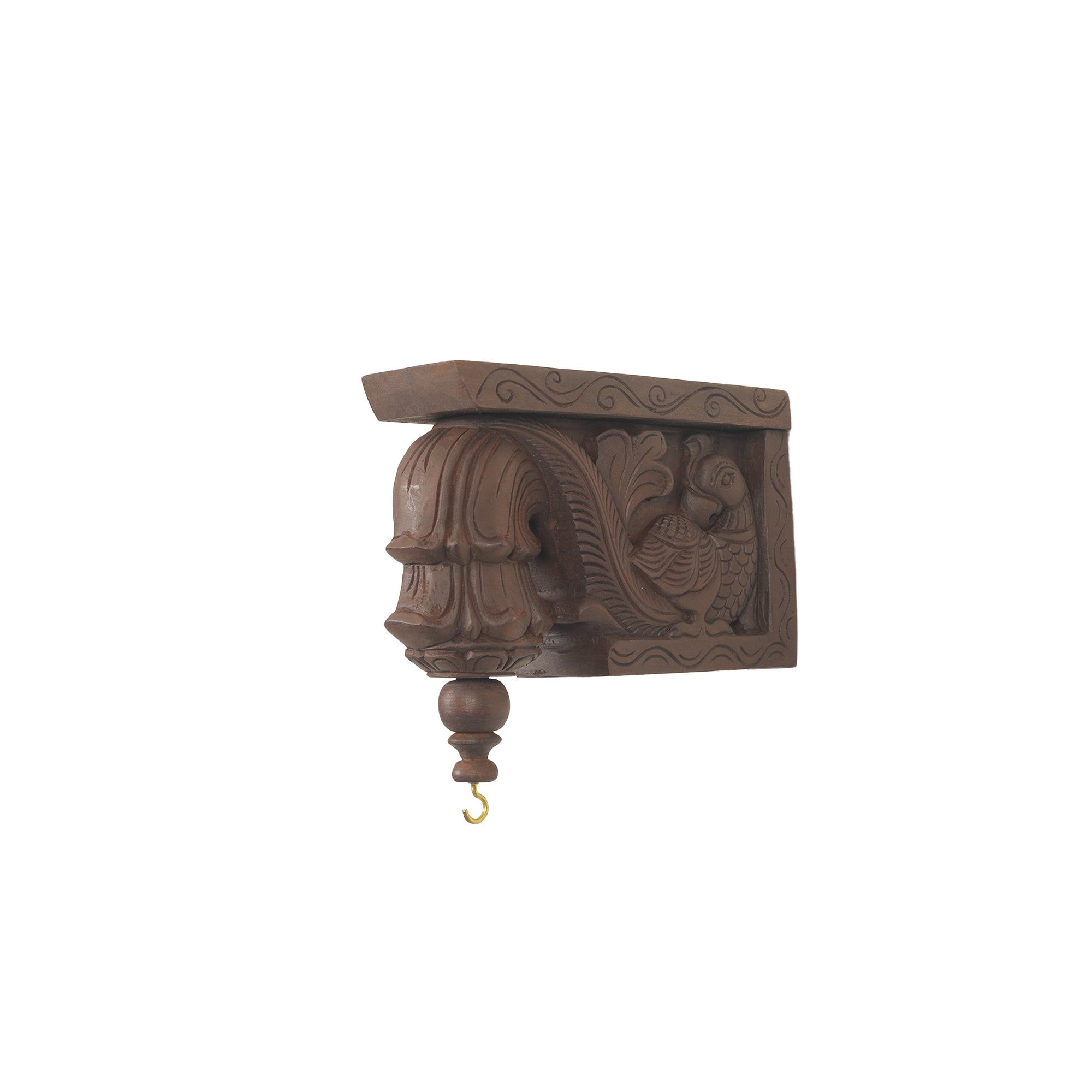 Wooden Parrot Wall Hanging