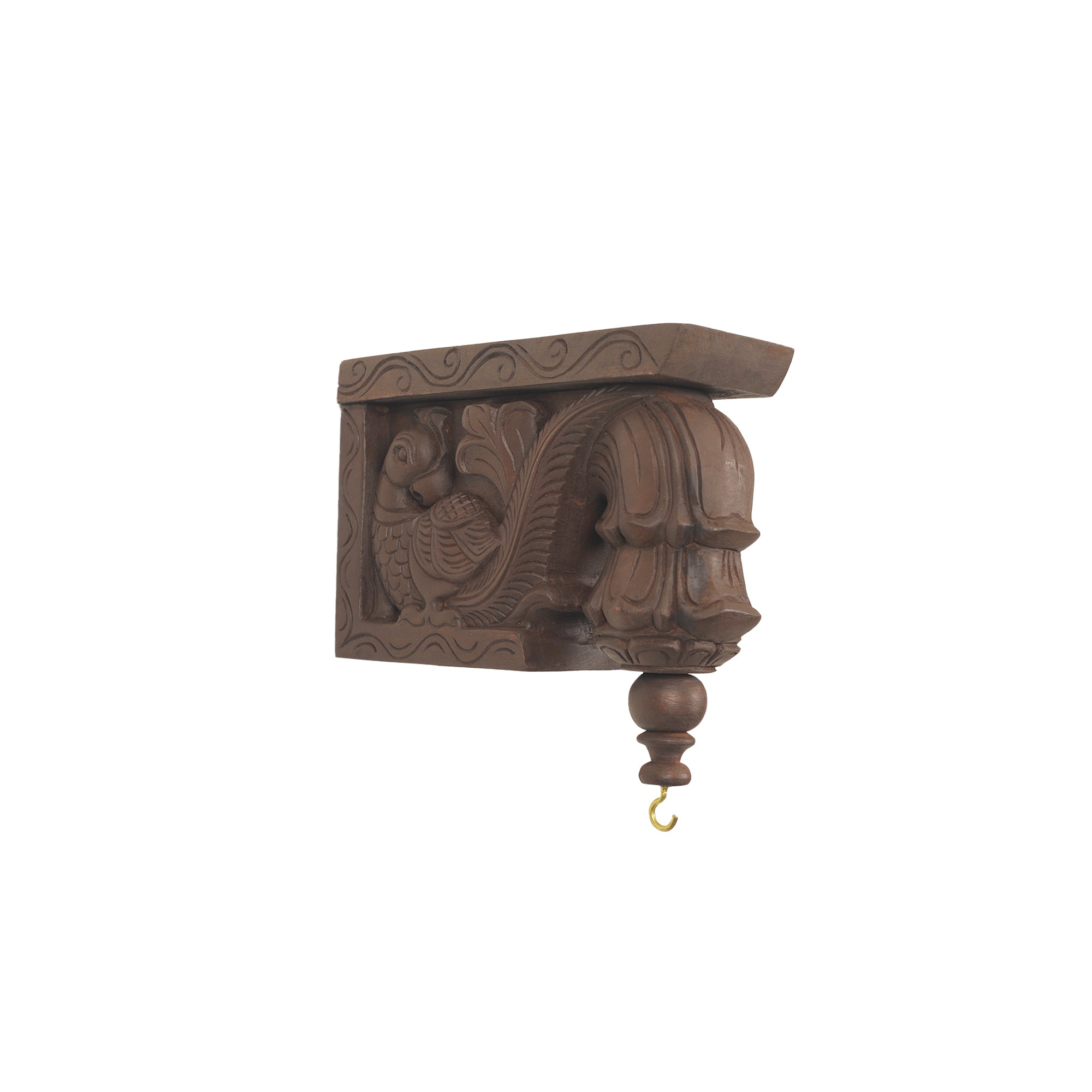 Wooden Parrot Wall Hanging