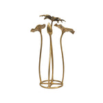 BRASS 12 IN FLOWER AND BUDS