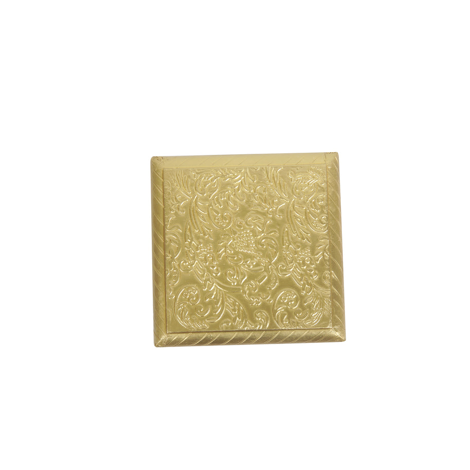 Wood Brass Work Chowki