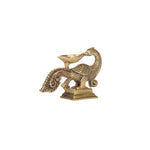 Brass Annum Bird Diya Looking Back