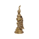 Brass Peacock  Standing