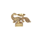 Brass Annum Bird Diya Looking Back