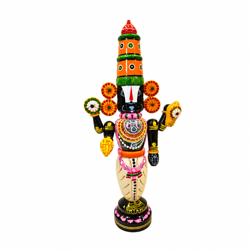 Balaji Standing Idol – Traditional Lord Venkateswara Statue