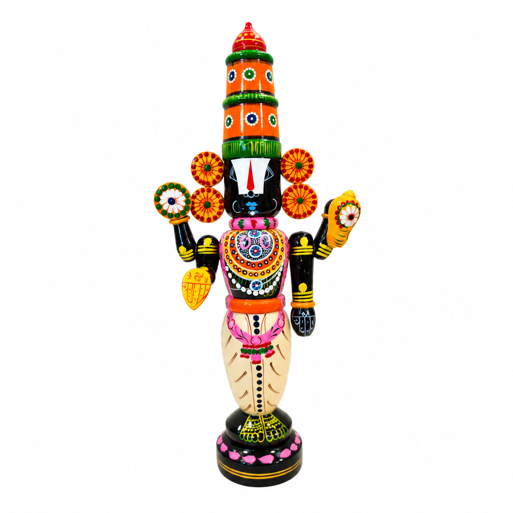 Balaji Standing Idol – Traditional Lord Venkateswara Statue