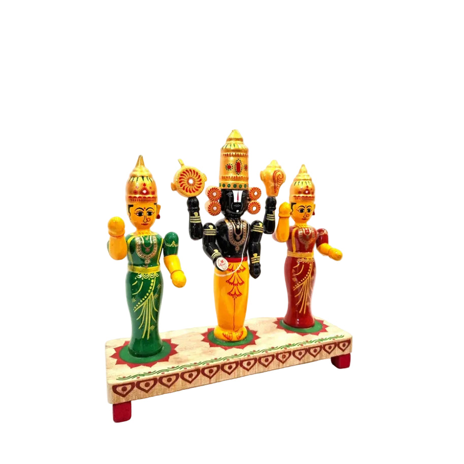 Balaji & Padmavathi Idol Set – Traditional Hindu Deity Set