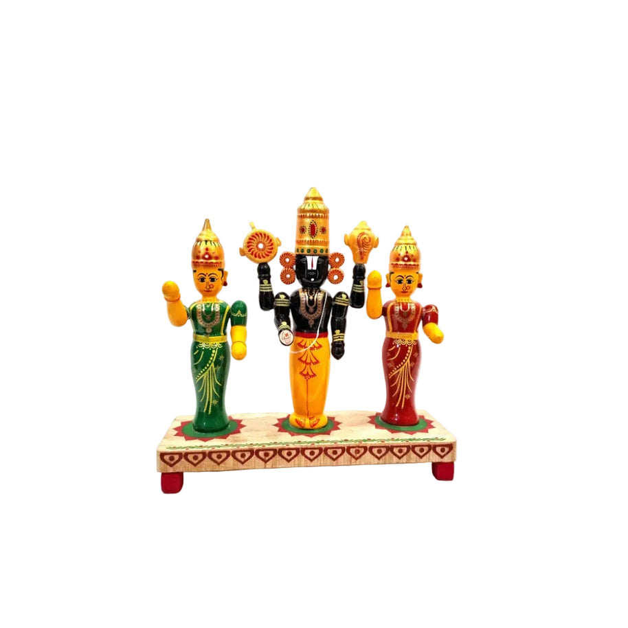 Balaji & Padmavathi Idol Set – Traditional Hindu Deity Set