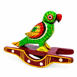 Handcrafted Parrot & Peacock Pair – Traditional Indian Décor