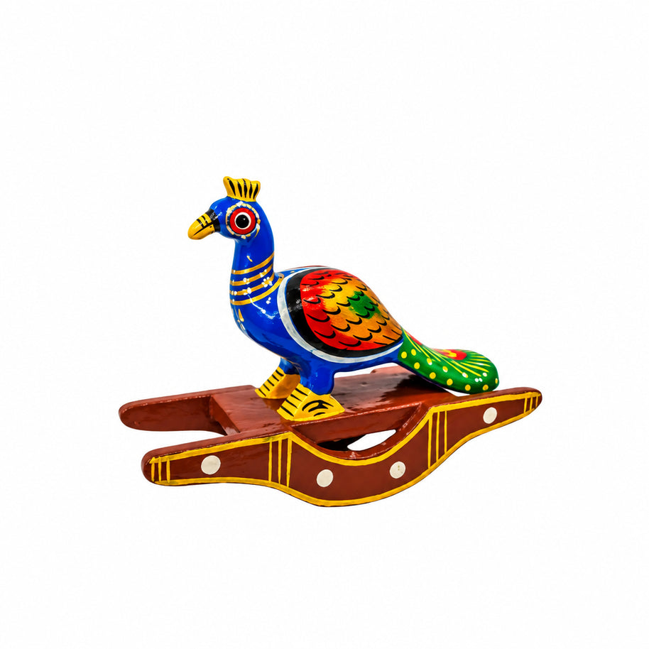 Handcrafted Parrot & Peacock Pair – Traditional Indian Décor