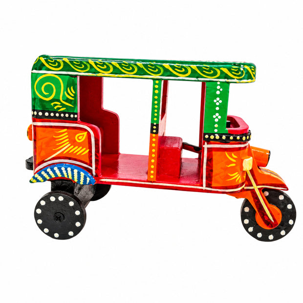 Handcrafted Kondapalli Wooden Auto Toy – Traditional Indian Craft