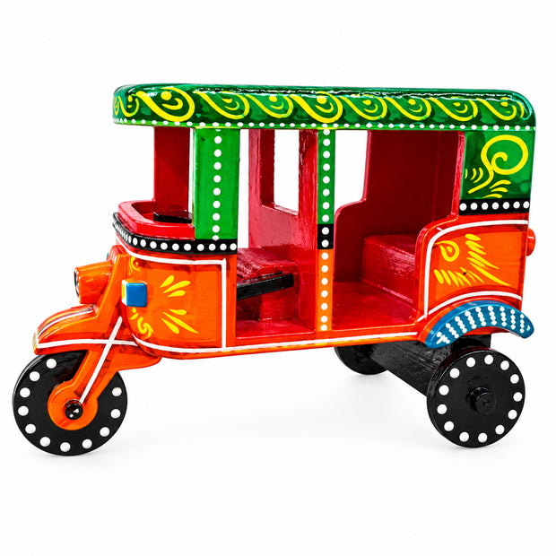 Handcrafted Kondapalli Wooden Auto Toy – Traditional Indian Craft