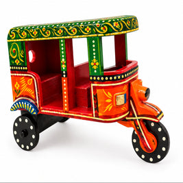 Handcrafted Kondapalli Wooden Auto Toy – Traditional Indian Craft