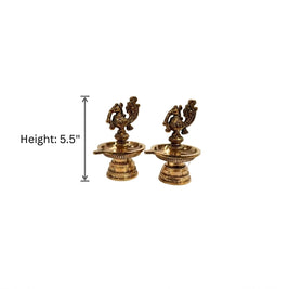 Bird Lamp and Rajarajeshwari Deepam | Combo Set