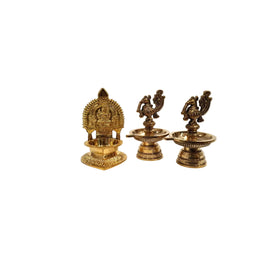 Bird Lamp and Rajarajeshwari Deepam | Combo Set