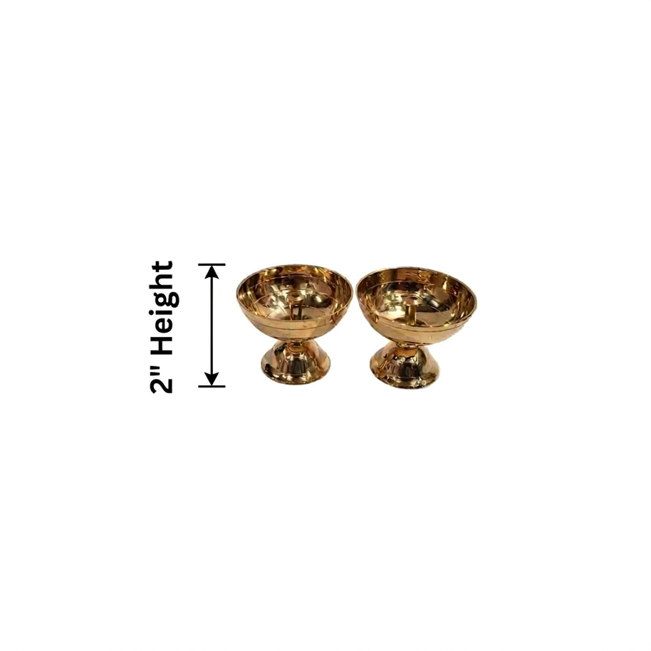 Brass Akhand Jyothi and Nanda Deepa - Traditional Diwali Gifting | Combo Set