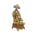 Brass Ganesha sitting