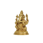 BRASS 5 IN GANESH SITTING