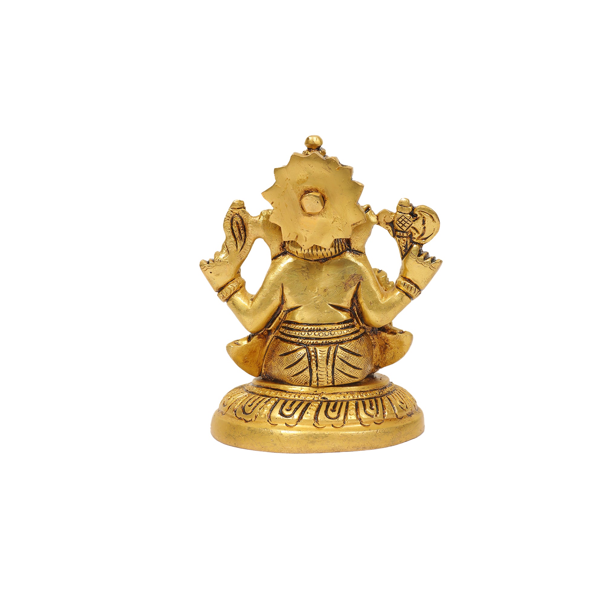 BRASS 4.5 IN GANESHA