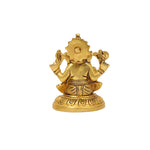 BRASS 4.5 IN GANESHA