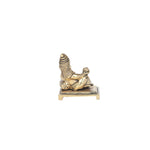 Brass Kuber Sitting On Base With Deepak