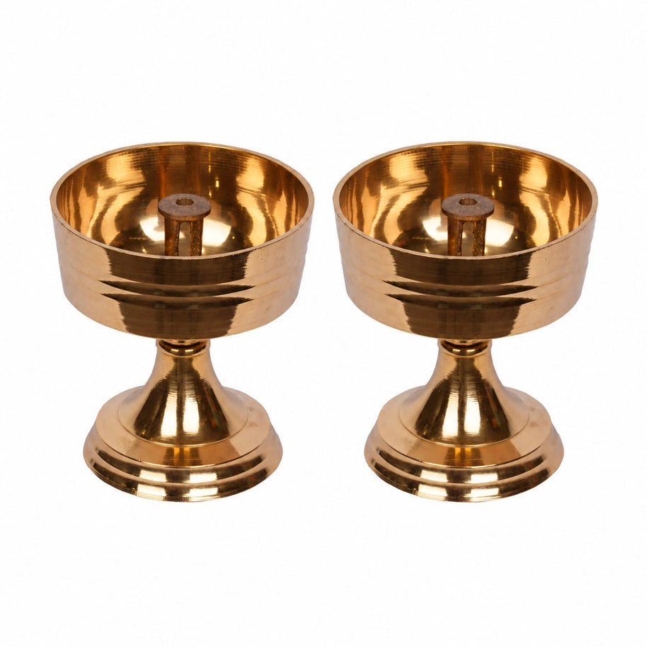 Brass Cup Pyali Deepa – 3" Height