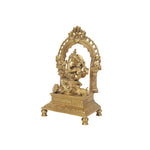 Bronze 8.5in Ganesh Peeta Prabhavali