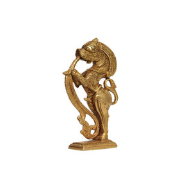 Handcrafted Brass Yali Stand | Traditional Vyala Decorative Statue
