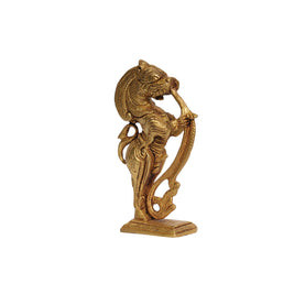 Handcrafted Brass Yali Stand | Traditional Vyala Decorative Statue