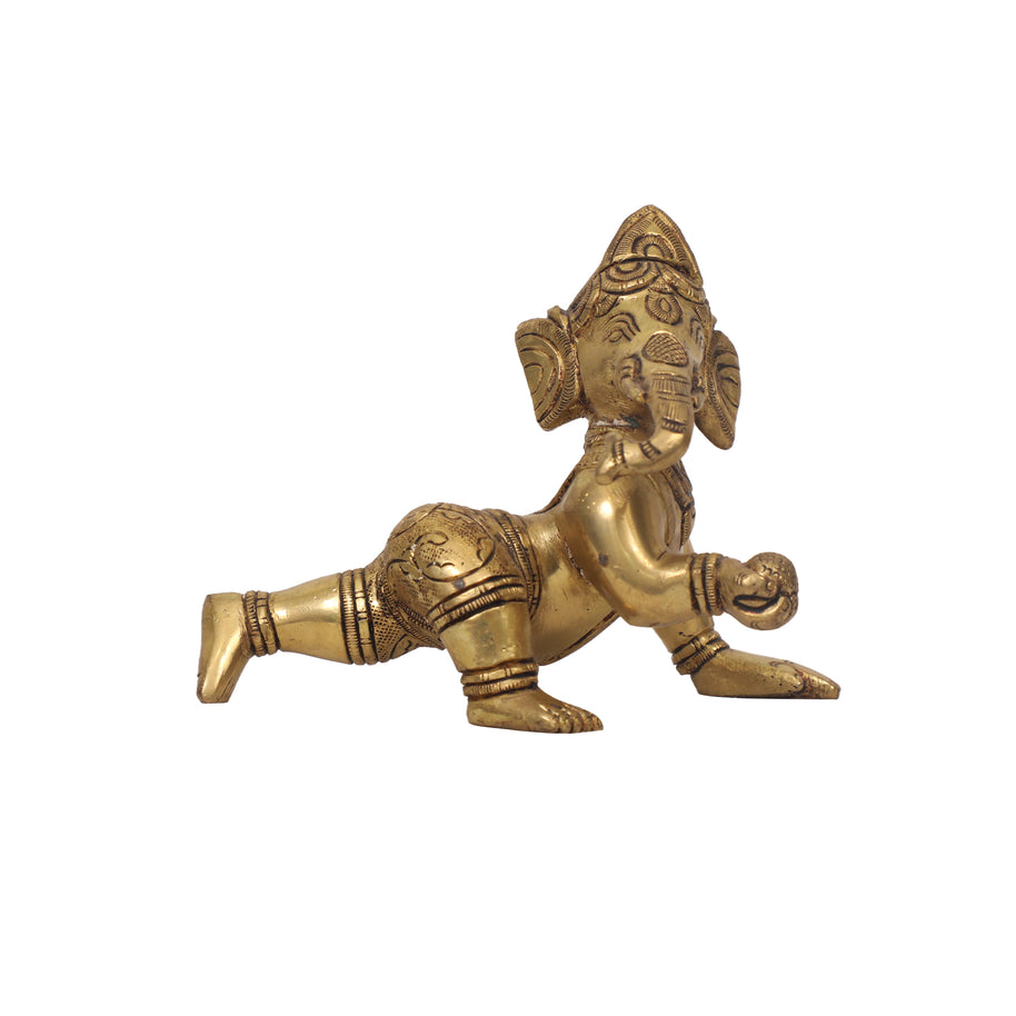 BRASS BABY GANESH
