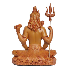 Handcrafted Poly Resin Meditating Lord Shiva Statue